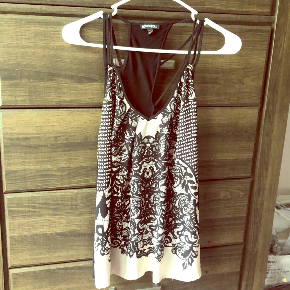 Mock lace blouse